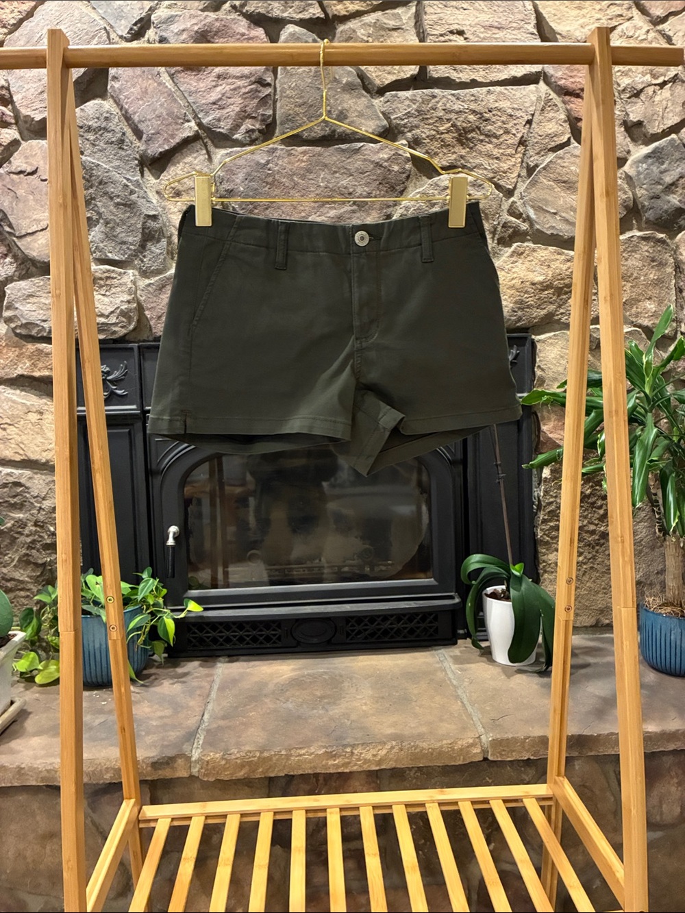 STS Blue Olive Green Women's Shorts